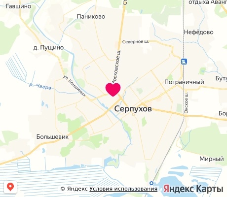 На карте