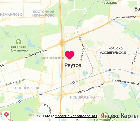 На карте