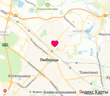 На карте