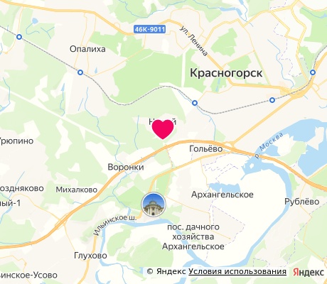 На карте