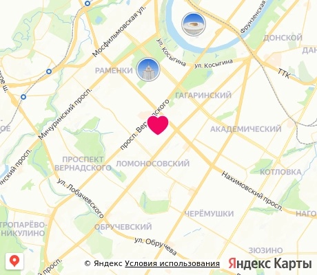 На карте