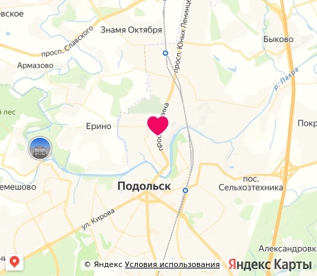 На карте