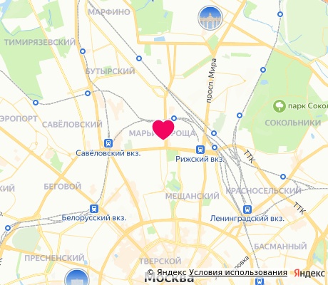 На карте
