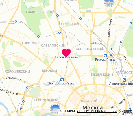На карте