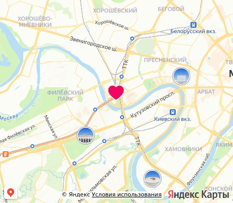 На карте