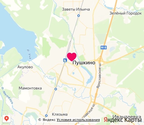 На карте