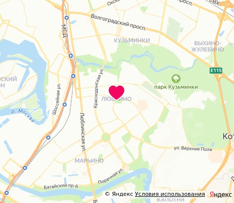 На карте