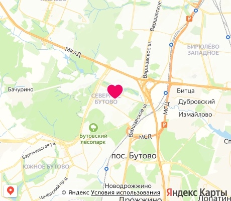 На карте