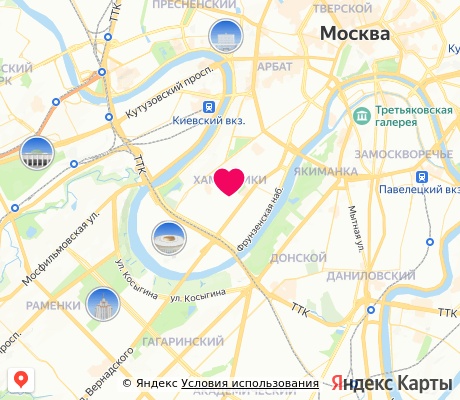 На карте