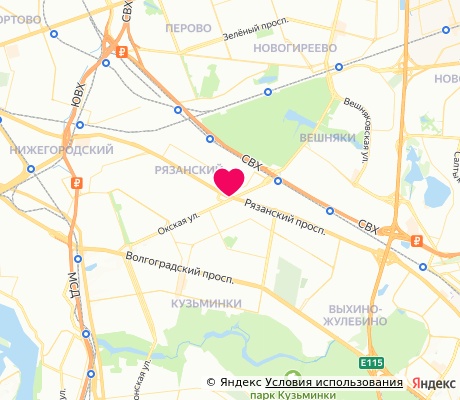 На карте