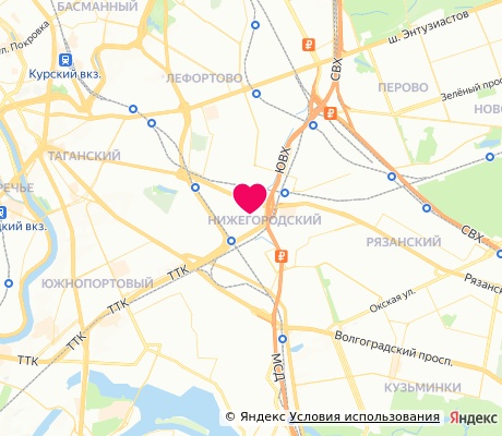 На карте