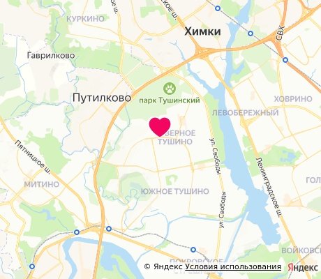 На карте
