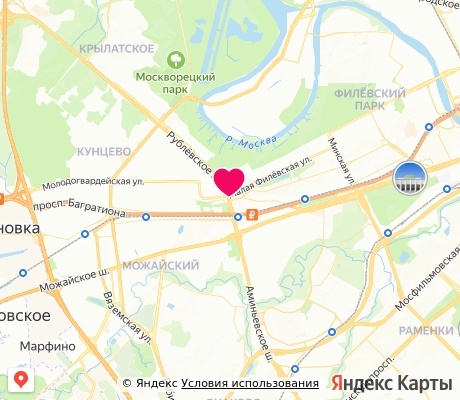 На карте