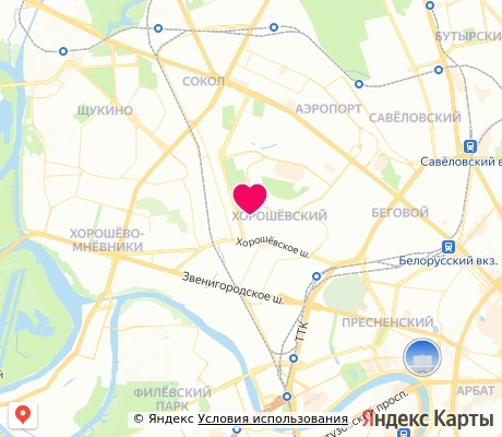 На карте