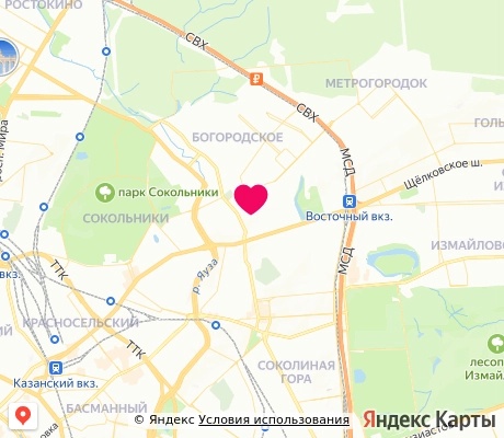 На карте