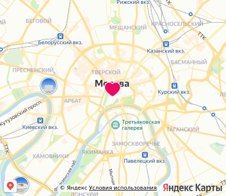 На карте