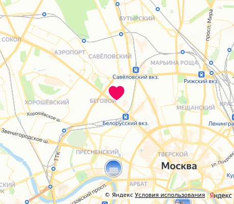 На карте