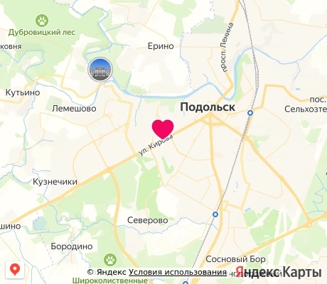 На карте