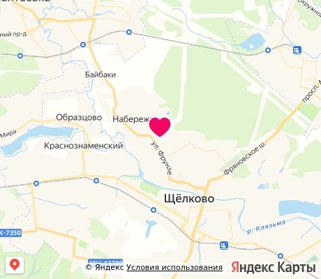 На карте
