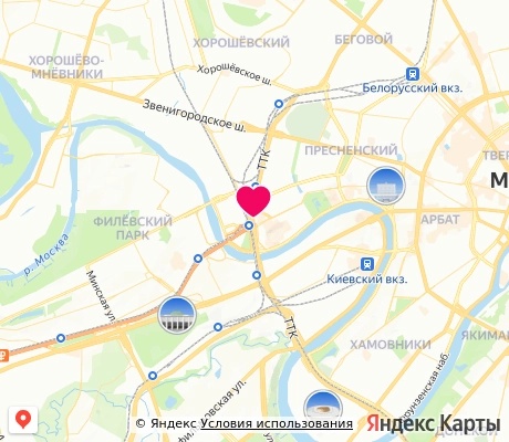 На карте