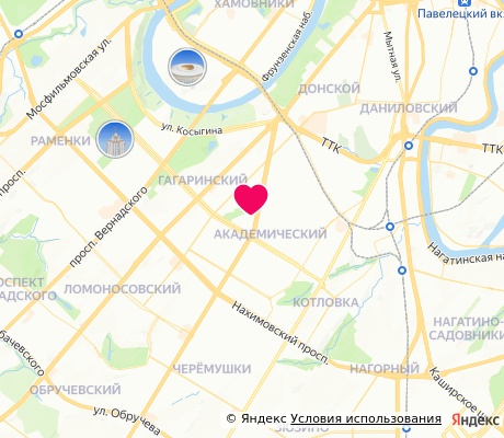 На карте