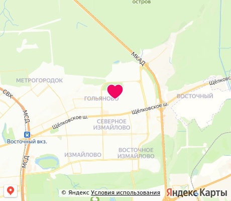 На карте