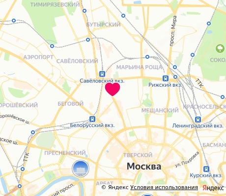 На карте