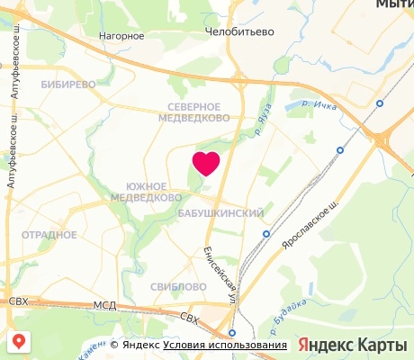 На карте