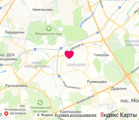 На карте