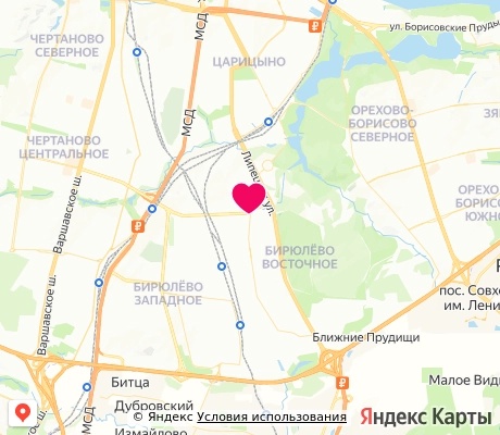 На карте