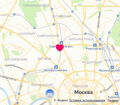 На карте