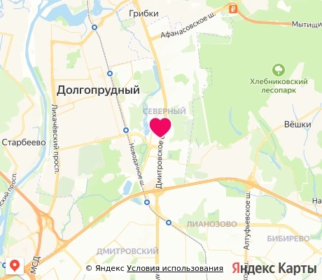 На карте