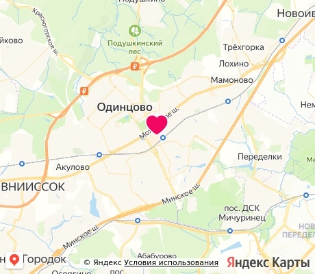 На карте