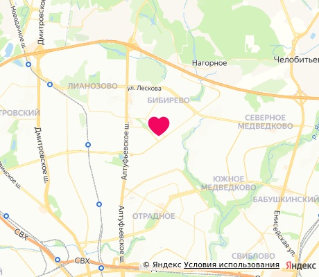 На карте