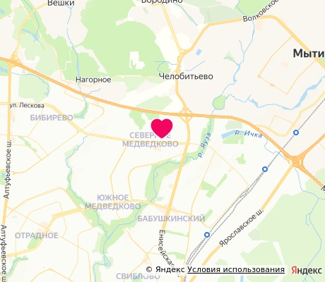На карте