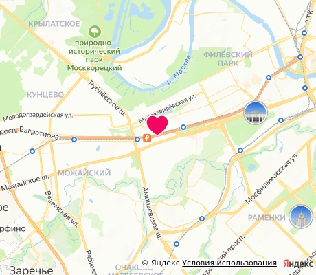 На карте