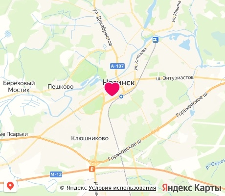 На карте