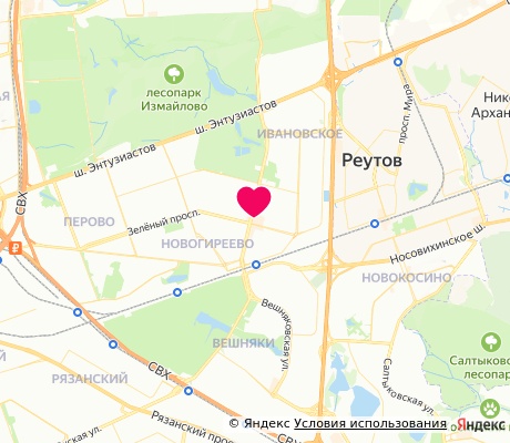 На карте