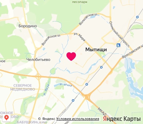 На карте