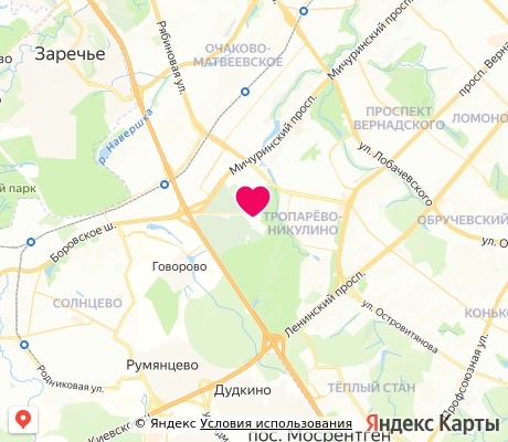 На карте