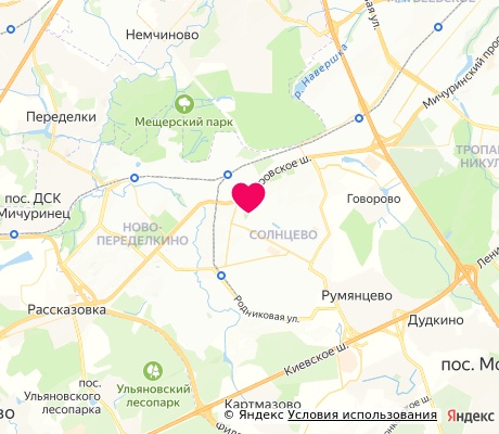 На карте