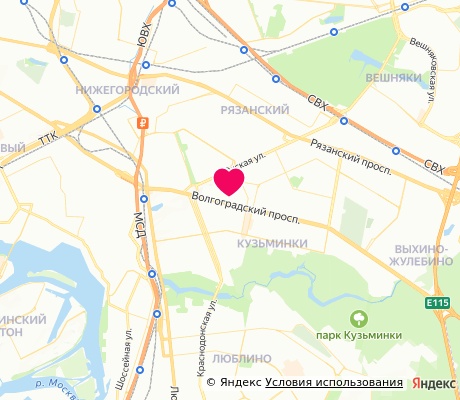 На карте