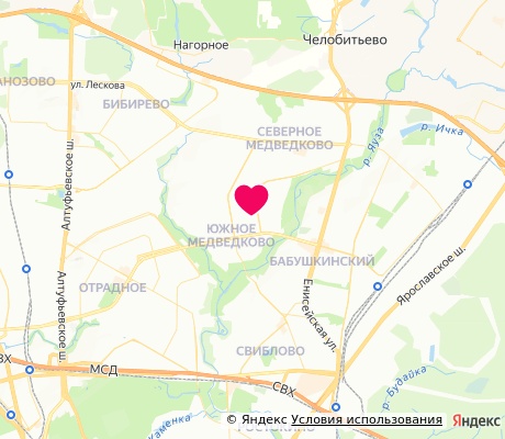 На карте