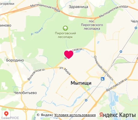 На карте