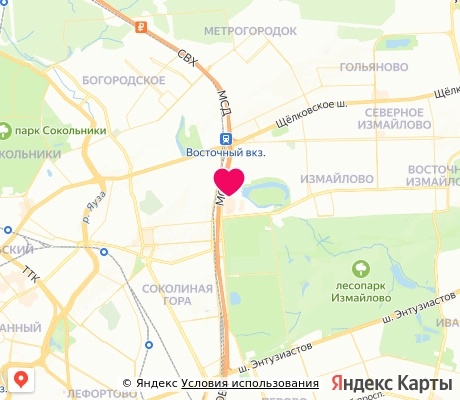 На карте