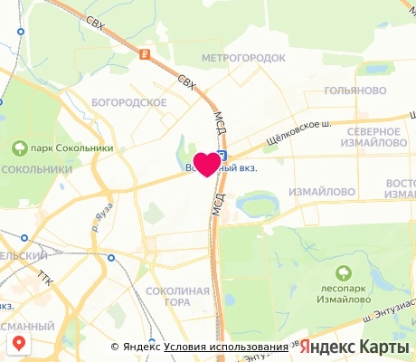 На карте