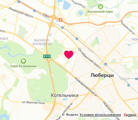 На карте