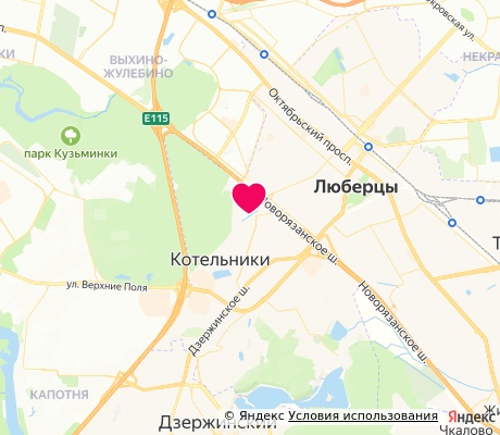 На карте