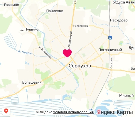 На карте