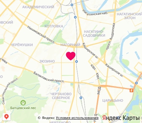 На карте